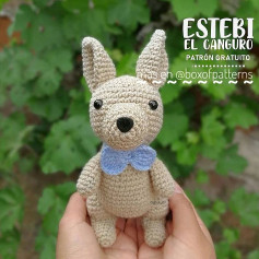 Crochet Pattern for Adorable Kangaroo Amigurumi Toy