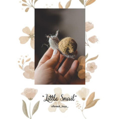 Crochet Pattern for Adorable Little Snail Toy