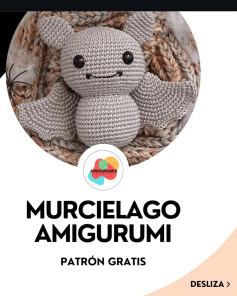 Crochet Pattern for Amigurumi Bat Toy