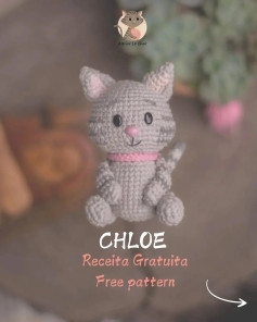 Crochet Pattern for Chloe the Cat Amigurumi