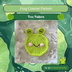 Crochet Pattern for Cute Frog Coaster - Free Design Guide