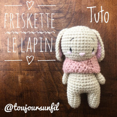 Crochet Pattern for Friskette the Bunny Amigurumi Tutorial