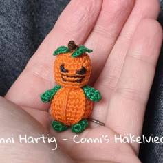 Crochet Pattern for Miniature Pumpkin Doll Amigurumi
