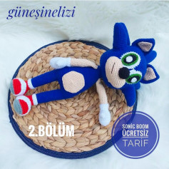 Crochet Pattern for Sonic Amigurumi: Part 2 Free Tutorial