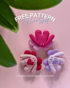 Crochet Pattern for Tiny Love Spirit Amigurumi