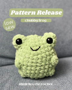 Crochet Pattern Release: Easy Chubby Frog Amigurumi