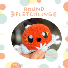 Crochet Round Fletchling Pattern for Beginners - Free Pattern