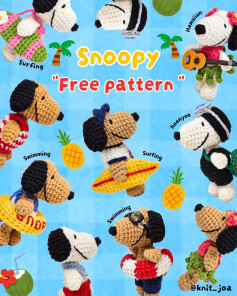 Crochet Snoopy Amigurumi Patterns for Fun Summer Activities