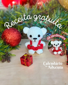 Crochet Teddy Bear Pattern for Christmas Advent Calendar