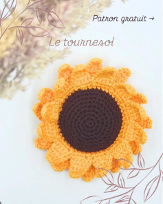 Crochet un tournesol lumineux en quelques étapes faciles