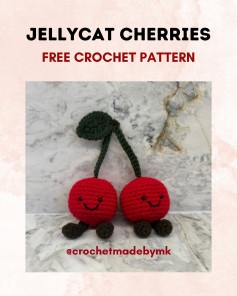 Crochet Your Own Adorable Jellycat Cherries with This Free Pattern
