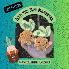Crochet Your Own Adorable Mini Mandrake with This Free Pattern