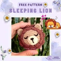 Crochet Your Own Adorable Sleeping Lion With This Free Pattern