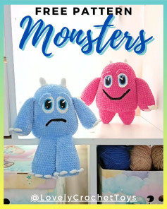 Crochet Your Own Cute and Cuddly Monster Friends Today