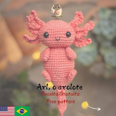 Crochet Your Own Cute Axolotl with Free Pattern Guide
