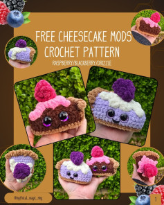 Crochet Your Own Cute Cheesecake Slice With This Free Pattern
