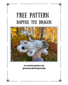 Crochet Your Own Daphne the Dragon with This Free Pattern