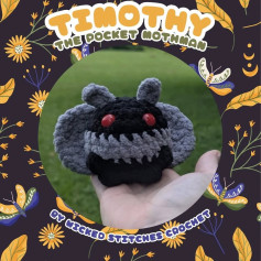 Crochet Your Own Pocket Mothman with This Cute Pattern