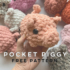 Crochet Your Own Pocket Piggy with This Free Pattern