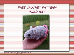 Crochet Your Own Wild Rat with This Free Pattern