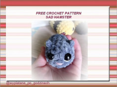 Cute Amigurumi Crochet Pattern: Sad Hamster Tutorial