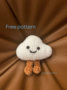 Cute Cloud Crochet Pattern with Free Instructions