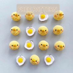 Cute Crochet Chick and Egg Pattern for Beginners