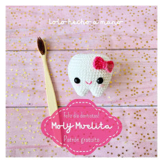Cute Crochet Tooth Amigurumi Pattern for Dentists Day