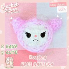 Cute Kuromi Crochet Pattern for Easy Crafting Fun