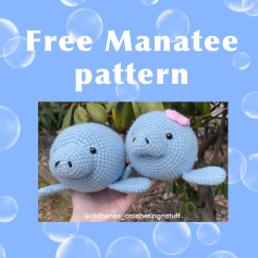 Cute Manatee Crochet Pattern for Beginners