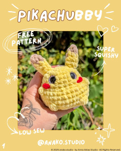 Cute Pikachu Crochet Pattern - Easy and Fun to Make!