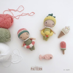 Cute Summer Crochet Amigurumi Patterns for Beach-Themed Toys