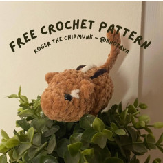 Free Crochet Pattern: Adorable Chipmunk Amigurumi for Beginners