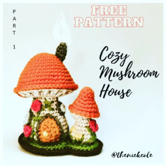 Free Crochet Pattern: Cozy Mushroom House Tutorial Part 1