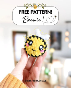 Free Crochet Pattern: Cute Bee Amigurumi for Beginners