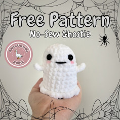 Free Crochet Pattern: Easy No-Sew Ghost Amigurumi