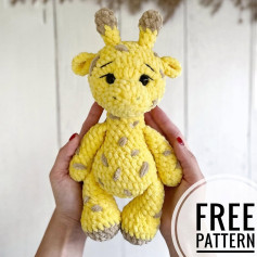Free Crochet Pattern for Adorable Plush Giraffe Toy