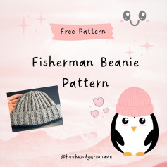 Free Crochet Pattern for Cozy Fisherman Beanie
