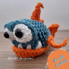 Free Crochet Pattern for Cute Amigurumi Fish with Big Eyes