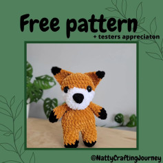 Free Crochet Pattern for Cute Fox Plushie