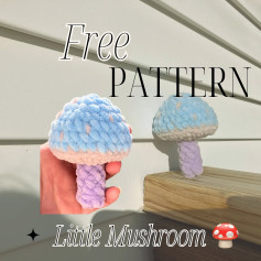 Free Crochet Pattern for Cute Little Mushroom Toy