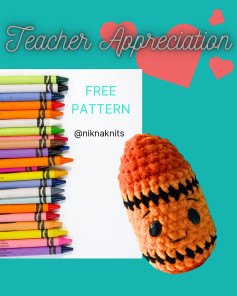 Free Crochet Pattern for Teacher Appreciation Gift