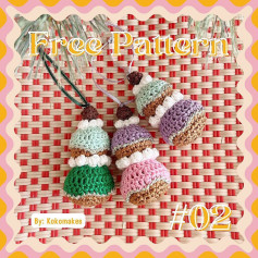 Free Crochet Pattern: Miniature Christmas Tree Ornaments