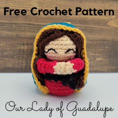 Free Crochet Pattern: Our Lady of Guadalupe Amigurumi