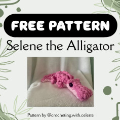 Free Crochet Pattern: Selene the Alligator Amigurumi