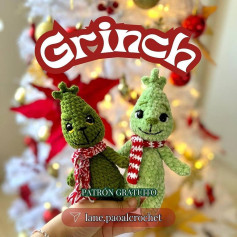 Free Grinch Crochet Pattern for Christmas Decorations