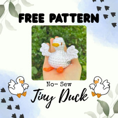 Free Pattern for No-Sew Tiny Duck Crochet