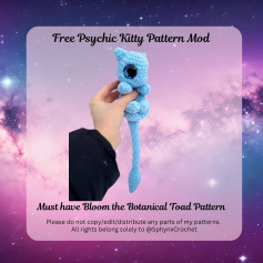 Free Psychic Kitty Crochet Pattern Mod for Craft Enthusiasts