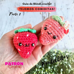 Guía para tejer fresas amigurumi adorables - Parte 1