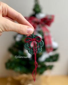 Guirlande de Noël au crochet: douceur festive pour votre maison